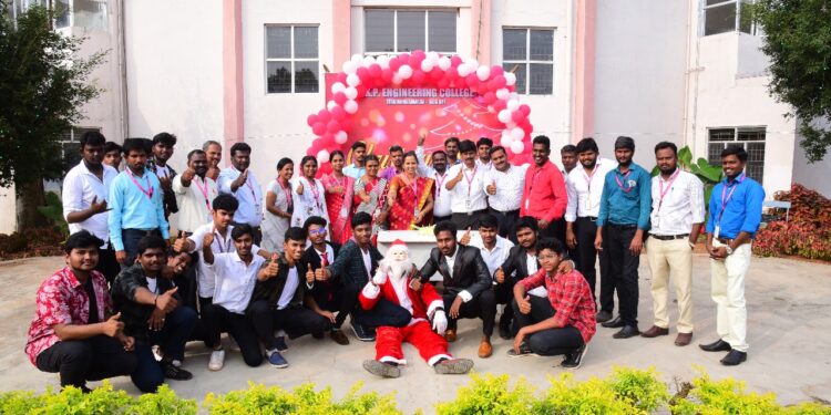 எஸ்.கே.பி பொறியியல் கல்லூரியில் கிறிஸ்துமஸ் விழா.