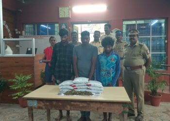 கஞ்சா விற்பனை 3 பேர் கைது.