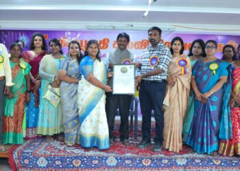 செஞ்சி ரங்கபூபதி கலைக் கல்லூரியில் சமூக விழிப்புணர்வு கோலப் போட்டி