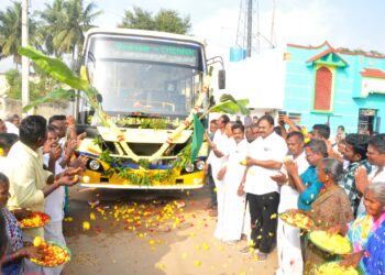 பள்ளிப்பட்டிலிருந்து சென்னைக்கு புதிய வழித்தடத்தில் பஸ் சேவை