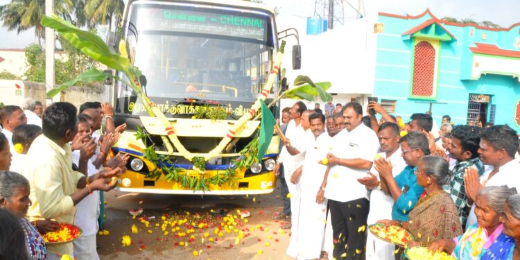 பள்ளிப்பட்டிலிருந்து சென்னைக்கு புதிய வழித்தடத்தில் பஸ் சேவை