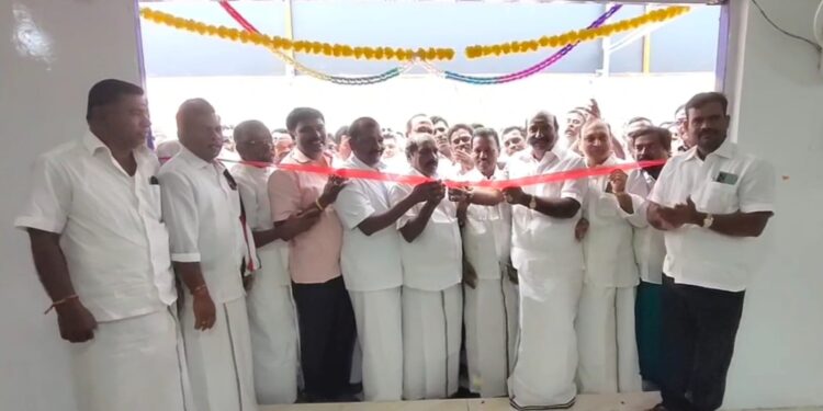 வெம்பாக்கம் மேற்கு ஒன்றிய அதிமுக அலுவலக திறப்பு