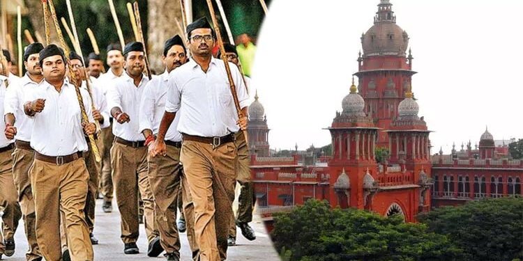 கோர்ட் அவமதிப்பு வழக்கு ஆர்எஸ்எஸ் பேரணி நடத்த அனுமதி