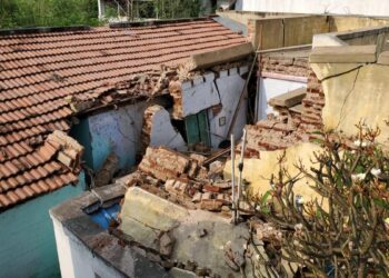 வீட்டின் சுவர் இடிந்து விழுந்து சிறுமி – மூதாட்டி பலி