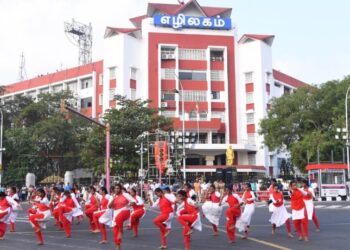 சென்னையில் 2 -வது நாளாக குடியரசு தின விழா ஒத்திகை