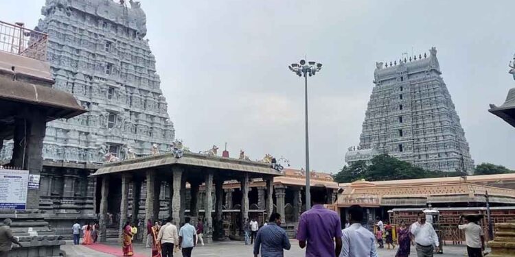 அண்ணாமலையார் கோயிலில் ஜப்பானியர்கள் சிறப்பு தரிசனம்