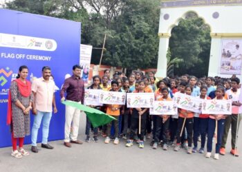 தேசிய அளவிலான கேலோ இந்தியா இளைஞர் விளையாட்டுப் போட்டி விழிப்புணர்வு பேரணி