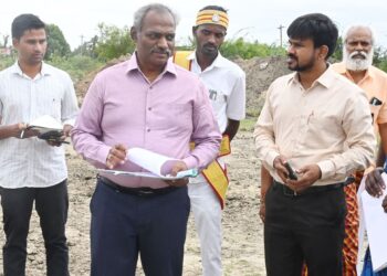 வானாபுரம் ஊராட்சியில் தேசிய ஊரக வேலை உறுதி திட்ட பணிகள்