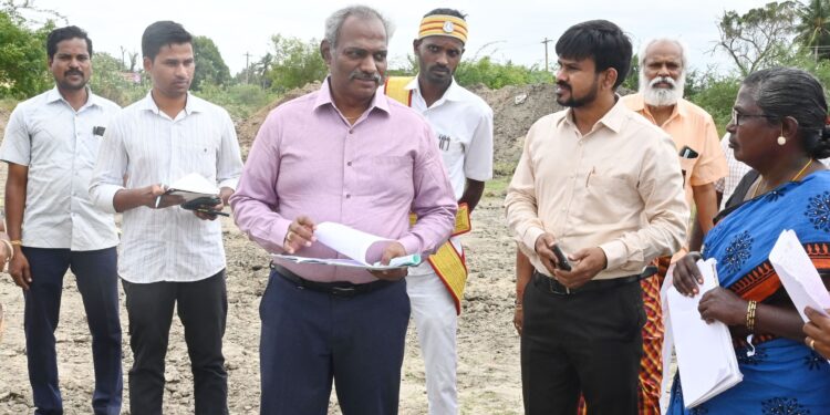 வானாபுரம் ஊராட்சியில் தேசிய ஊரக வேலை உறுதி திட்ட பணிகள்