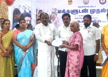 தென் மகாதேவமங்கலத்தில் மக்களுடன் முதல்வர் திட்ட முகாம்:                            மக்களை தேடி செல்வதே திராவிட மாடல் ஆட்சி