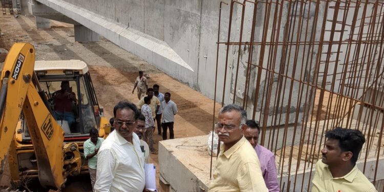 விருத்தாசலத்தில் நான்கு வழிச்சாலைப் பணிகளை