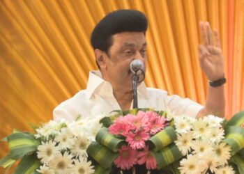திராவிட நல் திருநாடு என்று சொன்னால் நாக்கு தீட்டாகிவிடுமா? எரியும் என்றால் திரும்பத் திரும்ப பாடுவோம்! – முதல்வர் மு.க.ஸ்டாலின் பேச்சு!
