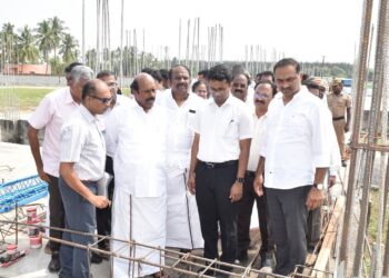ரூ.138.41 கோடி மதிப்பில் புதிய கள்ளக்குறிச்சி மாவட்ட ஆட்சியர் அலுவலக கட்டடம் அமைச்சர் எ.வ.வேலு ஆய்வு