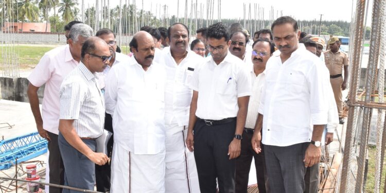 ரூ.138.41 கோடி மதிப்பில் புதிய கள்ளக்குறிச்சி மாவட்ட ஆட்சியர் அலுவலக கட்டடம் அமைச்சர் எ.வ.வேலு ஆய்வு