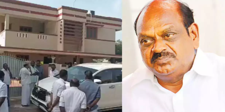 முன்னாள் அமைச்சர் வீட்டில் பரபரப்பு  அமலாக்கத்துறை சோதனை