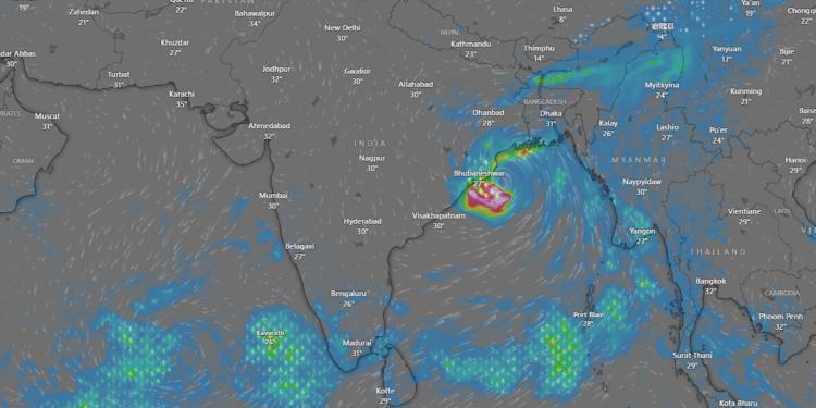 தீவிர புயலாக வலுப்பெற்றது ‘டானா’ புயல்! இன்றிரவு முதல் நாளை காலைக்குள் கரையை கடக்கிறது!