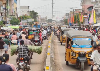 கும்மிடிப்பூண்டியில் சாலையோர ஆக்கிரமிப்புகள் நாளை அகற்றம்:நெடுஞ்சாலைத்துறை அறிவிப்பு!