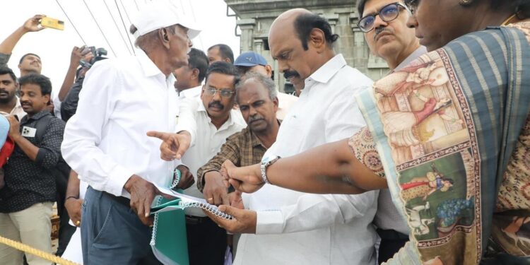 கன்னியாகுமரி மாவட்டத்தில் நடைபெற்று வரும் சாலைப்பணிகள் குறித்து அமைச்சர் எ.வ.வேலு அறிக்கை