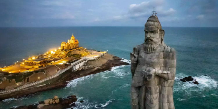 விவேகானந்தர் மண்டபம், திருவள்ளுவர் சிலை