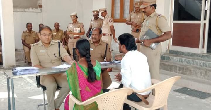 கள்ளக்குறிச்சி எஸ்.பி., அலுவலகத்தில்மக்கள் குறைதீர்வு கூட்டம்