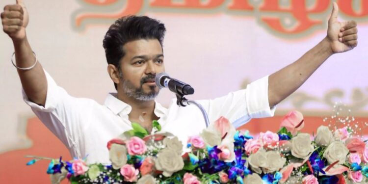 ‘உங்களை நம்பியே இந்த கட்சி தொடங்கியுள்ளேன்’ : நிர்வாகிகள் ஆலோசனை கூட்டத்தில் விஜய் பேச்சு