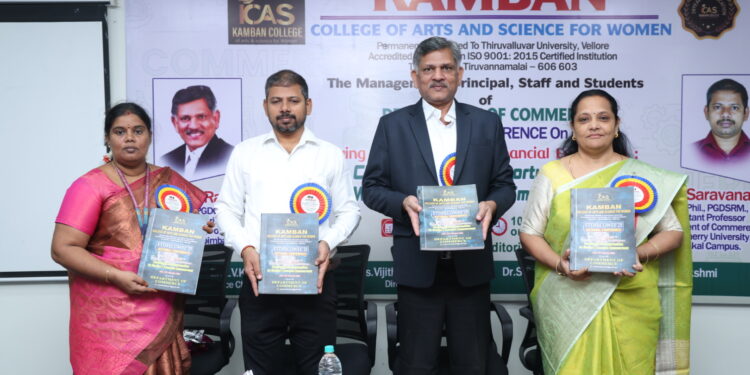 தி.மலை கம்பன் கலை மற்றும் அறிவியல் கல்லூரியில் வணிகவியல் துறை தேசிய கருத்தரங்கு
