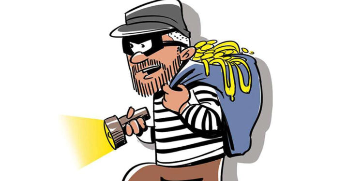 விருத்தாசலத்தில் நள்ளிரவில் பூட்டை உடைத்து 37 பவுன் நகைகள் கொள்ளை