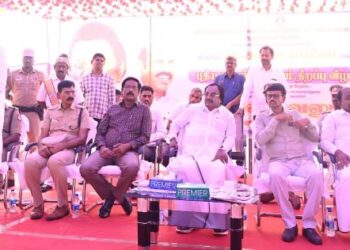 இந்தியாவிலேயே சட்டம் ஒழுங்கை காப்பதில் சிறந்து விளங்கும் தமிழக காவல்துறை: அமைச்சர் எ.வ. வேலு பேச்சு