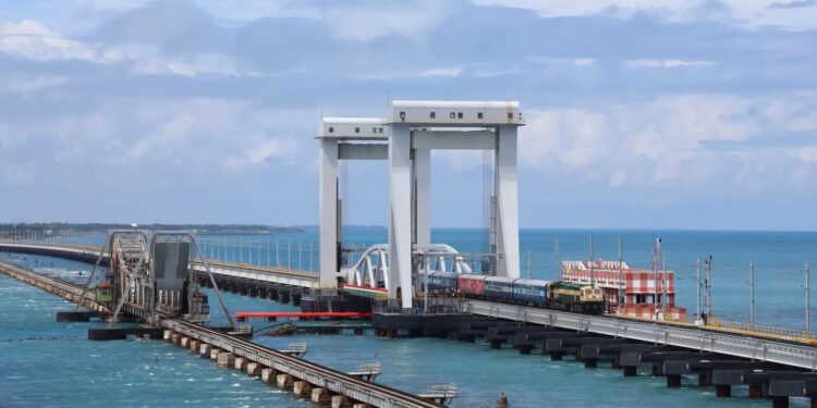 பாம்பன் புதிய ரயில் பால பணிகள் நிறைவு – ஏப்ரல் 6ம் தேதி பிரதமர் மோடி திறப்பு