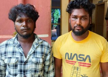 வேடசந்தூர் அருகே தாத்தா பாட்டியிடம் நகை கொள்ளை: பேரன் உள்ளிட்ட 2 பேர் கைது