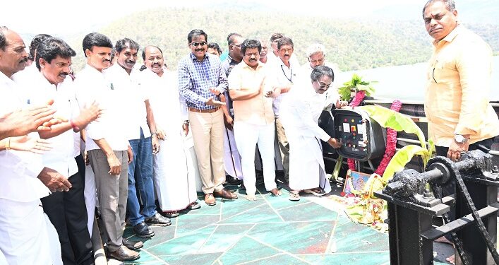 குப்பநத்தம் அணையிலிருந்து தண்ணீர் திறப்பு