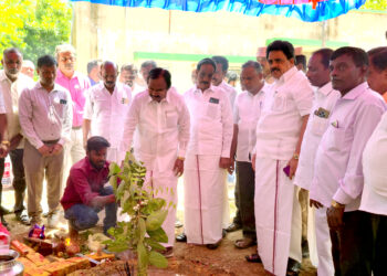 கீழ்பென்னாத்தூரில் புதிய கட்டிடங்கள் கட்ட பூமி பூஜை: