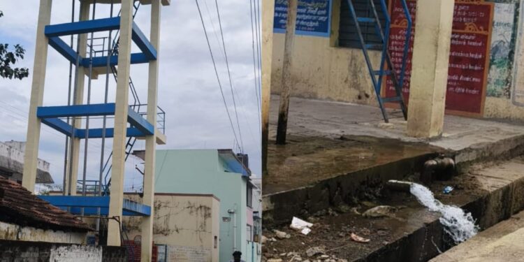 சே.ஆண்டாப்பட்டு ஊராட்சியில் ஒரு வாரமாக வீணாகும் குடிநீர்