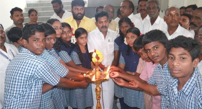 கூடுதல்  வகுப்பறை கட்டிடம் திறப்பு