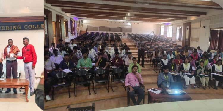 திருவண்ணாமலை எஸ்.கே.பி. பொறியியல் கல்லூரியில் வணிக மேலாண்மைத் துறை சார்பில் கருத்தரங்கு