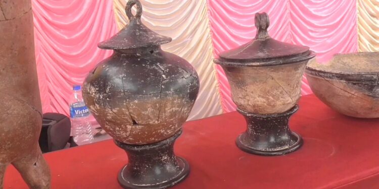 வந்தவாசி அருகே உள்ள கீழ்நமண்டி தொல்பொருள் அகழாய்வு நிறைவு