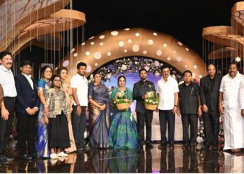 வி.ஐ.டி பல்கலைக்கழக வேந்தர் குடும்பத்தில் திருமண வரவேற்பு