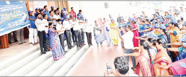 குழந்தைகள் பாதுகாப்பு விழிப்புணர்வு பேரணி