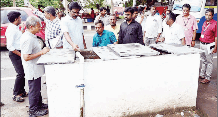 கிரிவலப் பாதையில் பக்தர்களுக்கு அடிப்படை வசதிகள்; மாவட்ட ஆட்சியர் ஆய்வு