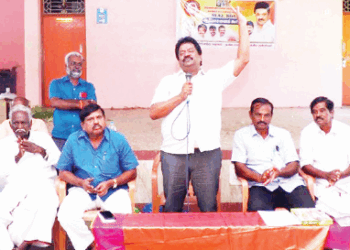 சிறப்பு வாக்காளர் திருத்தம்: தி.மு.க.வினருக்கு மு.பெ.கிரி எம்.எல்.ஏ.ஆலோசனை