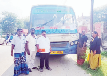 விபத்து இழப்பீட்டுத் தொகை வழங்காததால்: ஆரணியில் அரசு பேருந்து ஜப்தி