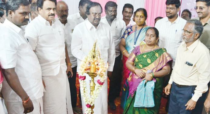 கீழ்பென்னாத்தூரில் ரூ.4.5 கோடியில் கட்டப்பட்ட வட்ட செயல்முறை கிடங்கு