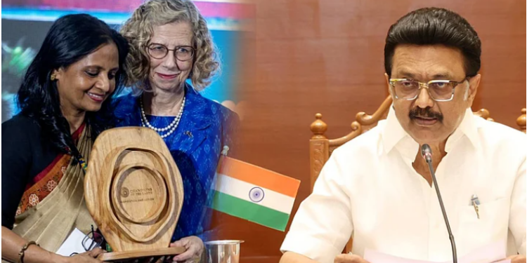சுப்ரியா சாகுவுக்கு ஐ.நா. விருது: முதல்வர் மு.க.ஸ்டாலின் பாராட்டு