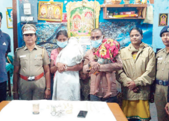 காவலர் வீட்டில் 40 பவுன் நகை திருடிய ஒடிசா தம்பதி கைது