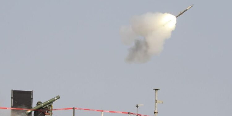 VSHORADS Missile Test