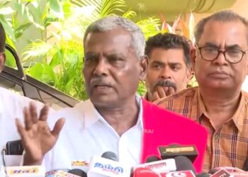 P Shanmugam Press Meet