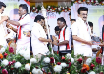 OPS joins DMK Madurai event