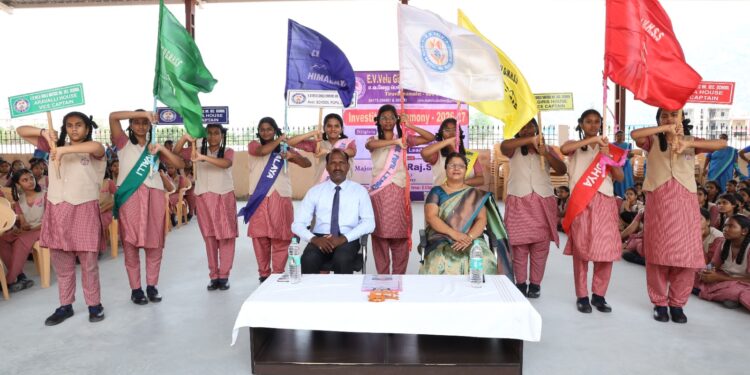 EV Velu School Thiruvannamalai